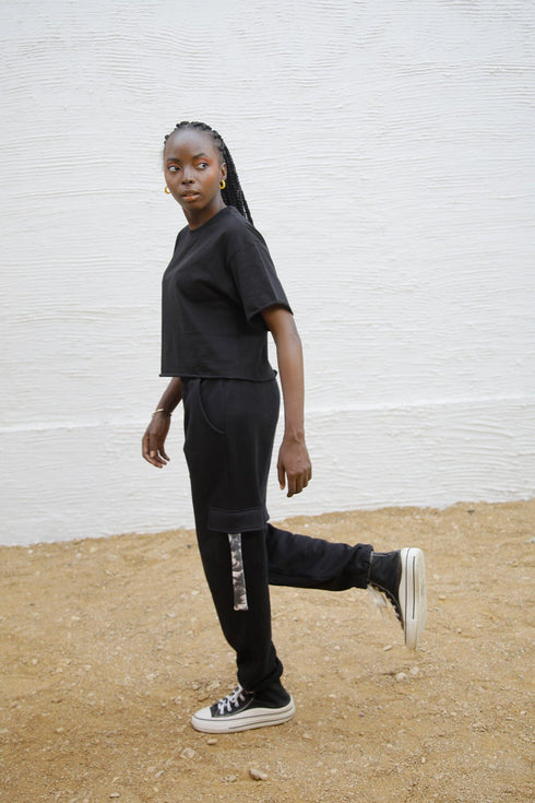 Cropped Jogger Set